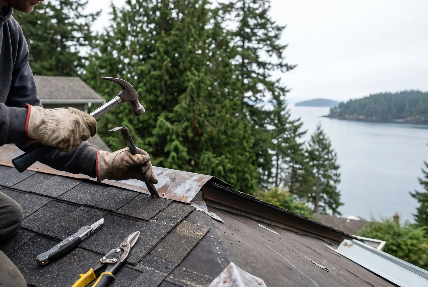 Roof Repair in the San Juan Islands